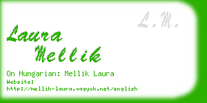 laura mellik business card